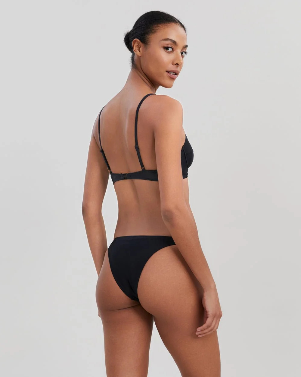 The Harley Bikini Bottom in Black | Solid & Striped