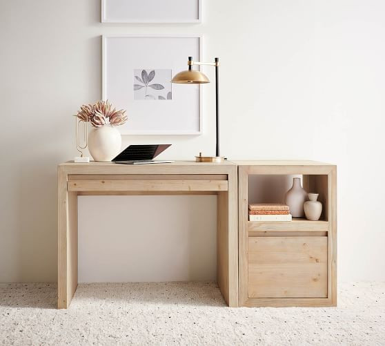 Folsom 38" Writing Desk with Drawer | Pottery Barn (US)
