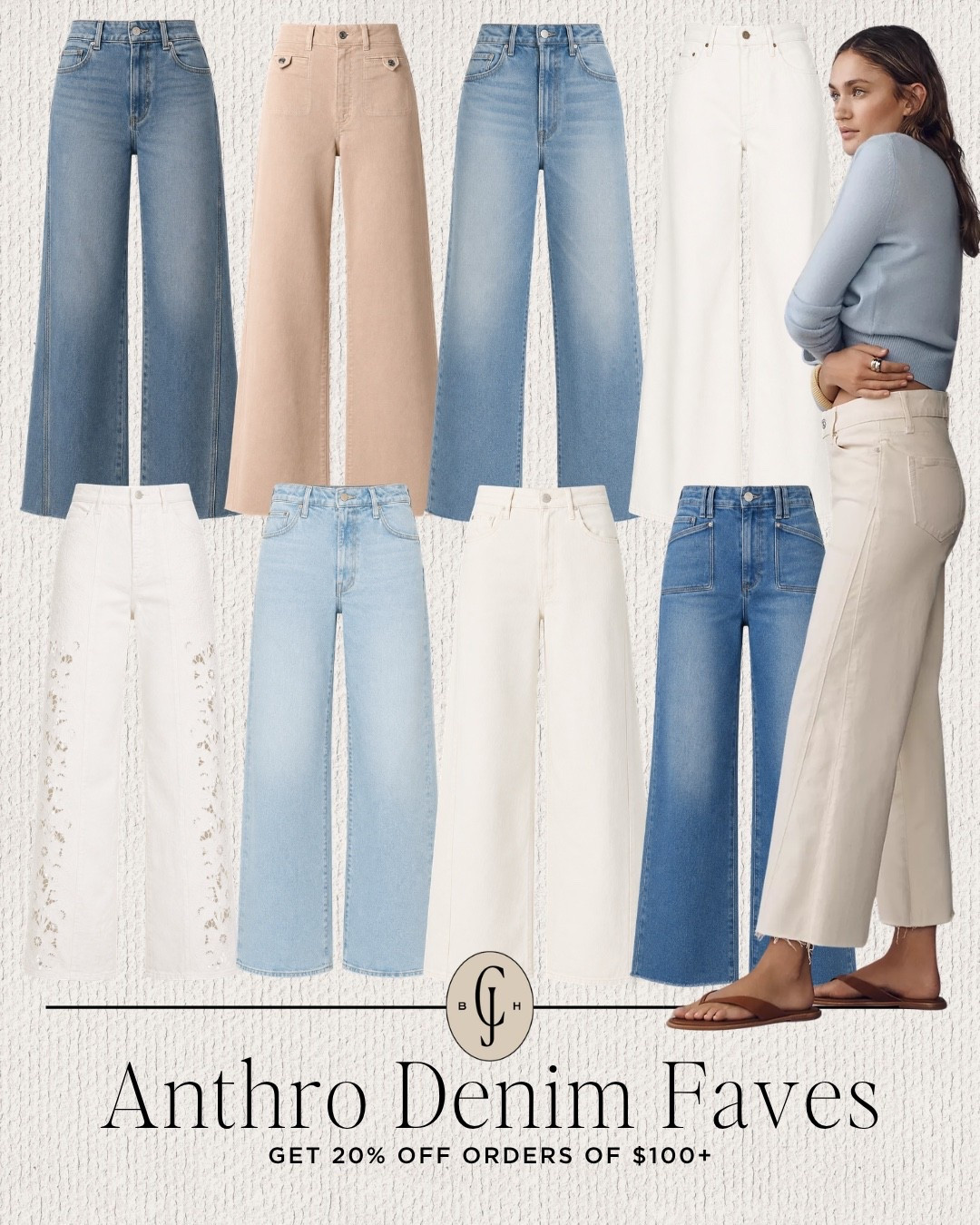 Get 20% off @Anthropologie with my code BECKY20 on orders over $100+ — I’ve chosen the best and my favorites for you! #anthropartner

#LTKsale #LTKjeans
