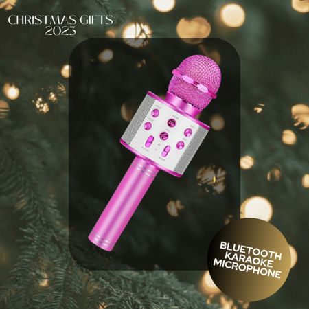 Kids microphone karaoke 
Bluetooth
Birthday or Christmas present 
Boys or girls 

#LTKHoliday #LTKkids #LTKGiftGuide