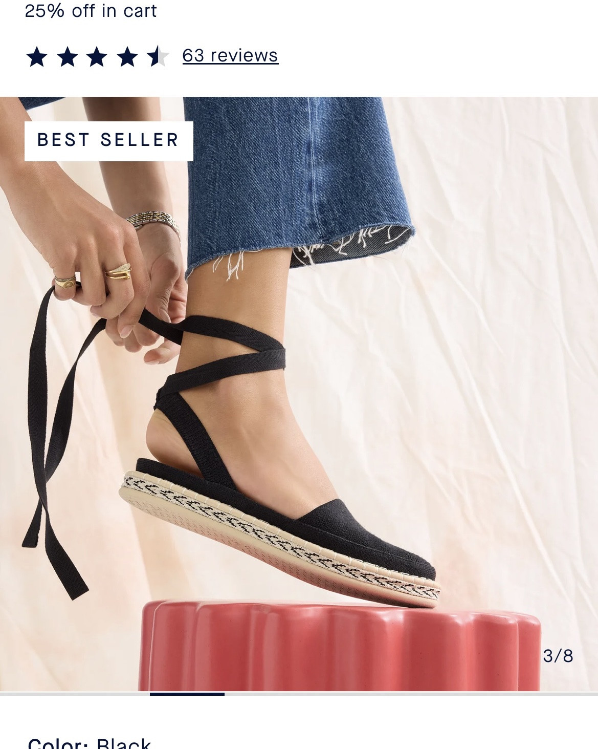 Rothy’s D’Orsay Espadrille with removable ankle straps: 25% off this weekend!

#LTKSaleAlert #LTKSeasonal