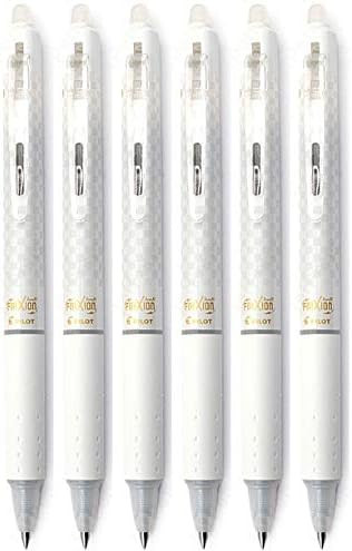 Pilot FriXion Ball Clicker Erasable Gel Ink Retractable Pen, Extra Fine Point, 0.5mm, White Barrel,  | Amazon (US)