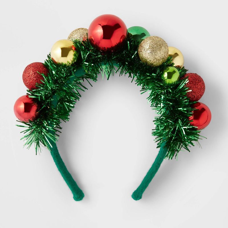 Holiday Bells Headband Red/Gold/Green - Wondershop™ | Target