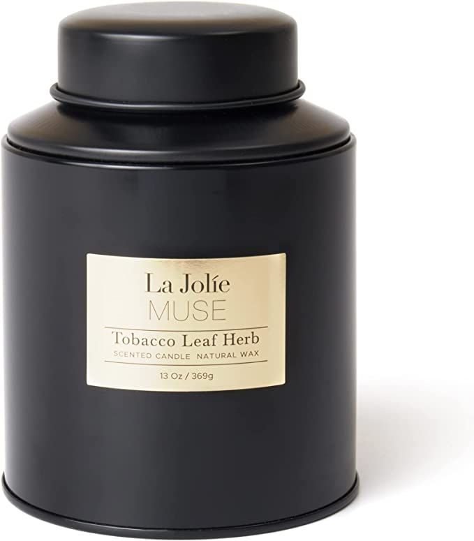 La Jolíe Muse Large Scented Candles, Warm Vanilla Tobacco Leaf Herb for Sweet Home Fragrance in ... | Amazon (UK)
