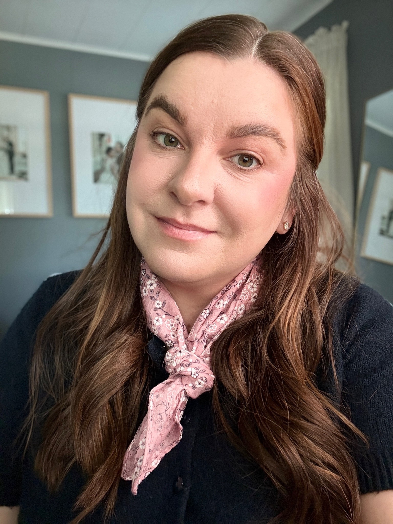 Pre-work selfie 💙🩷

With today’s chillier than normal summer temps in the Midwest today, it called for a navy short sleeve cardigan and accessorized with a light pink bandana.

#LTKootd #LTKmorningroutine #LTKWorkwear
