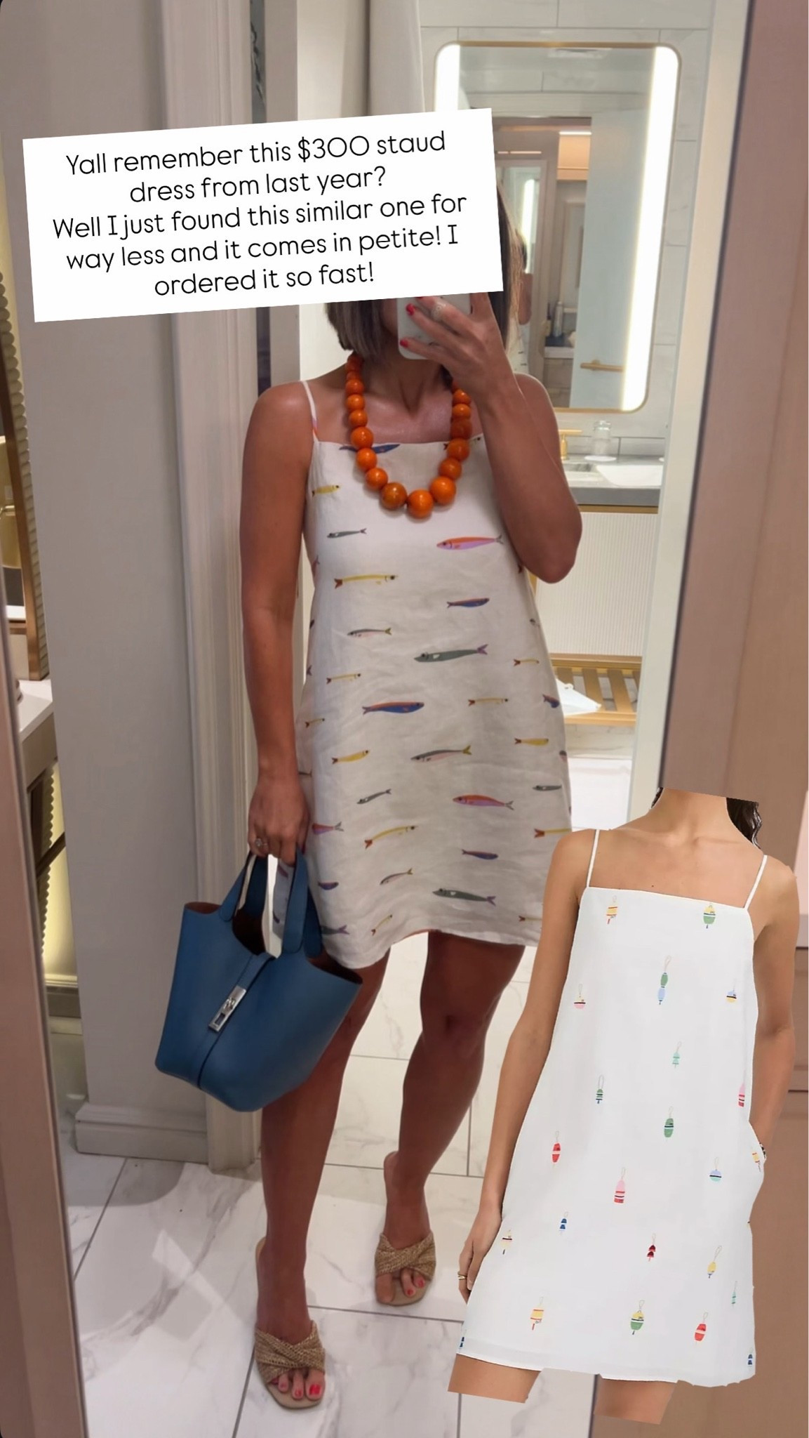 Runnnnn! @loft has a staud lookalike for way less

#LTKPetite #LTKootd #LTKSaleAlert