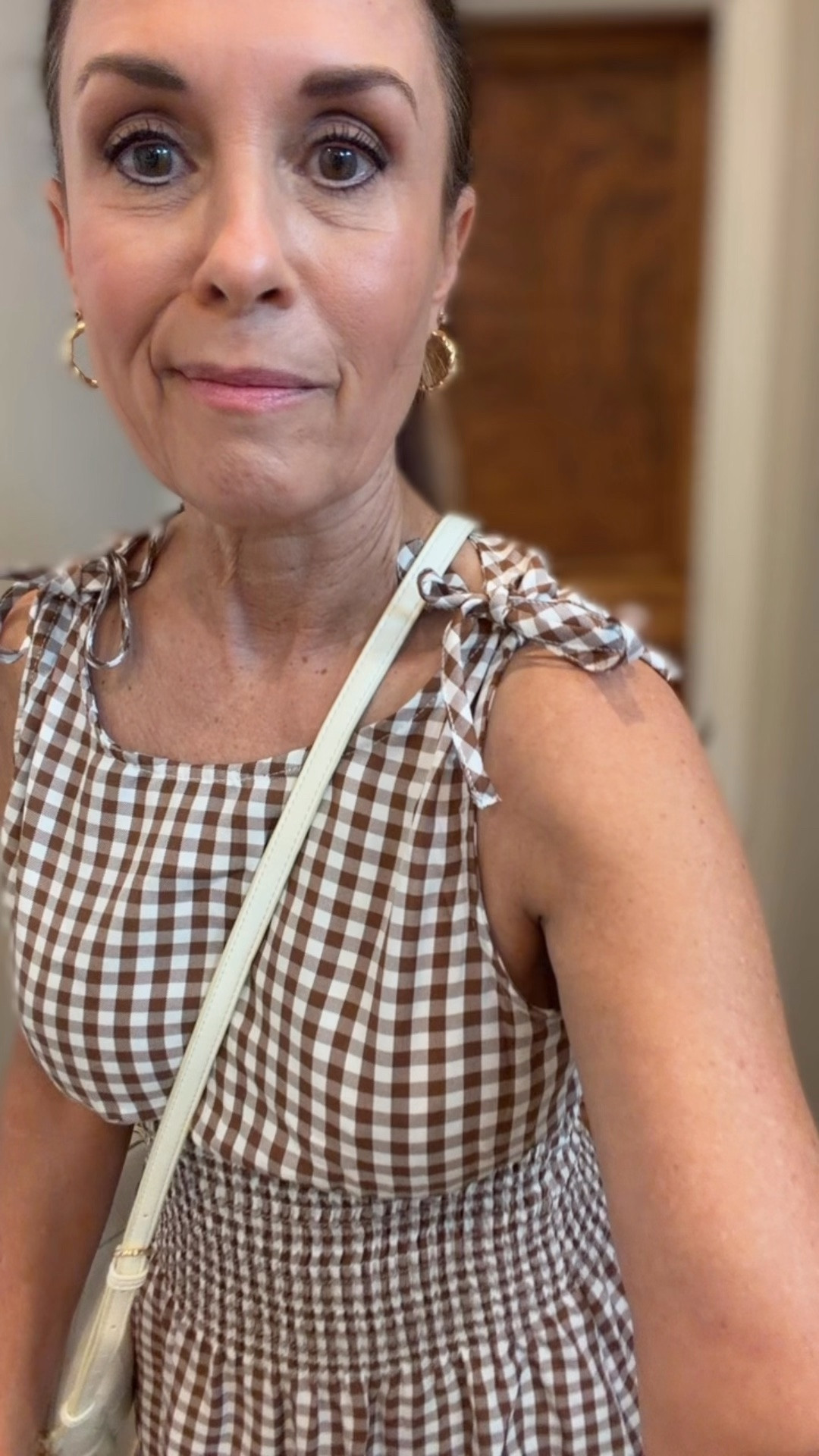 Summer dress inspiration . Gingham dress, travel dress, outfit inspo, ootd

#LTKootd #LTKSeasonal #LTKOver40