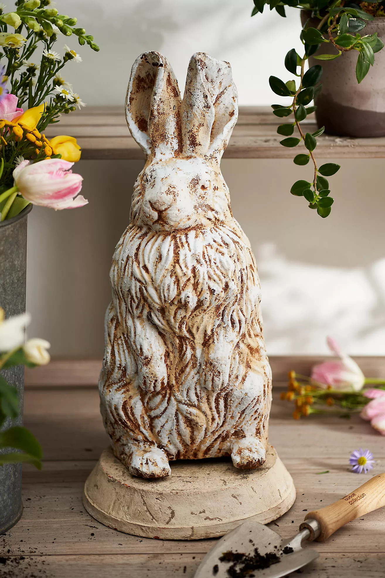 Cast Iron Standing Rabbit | Anthropologie (US)