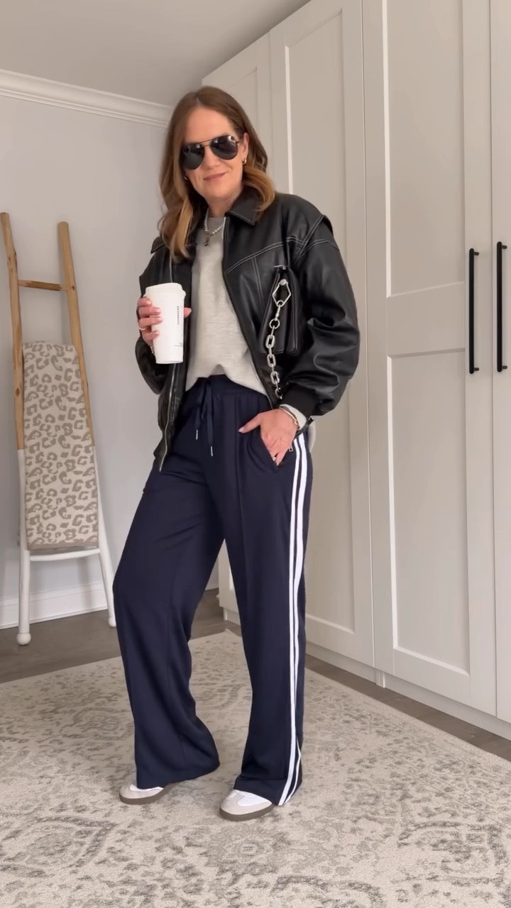 Track pants are trending and this pair comes in 9 colors, sizes S-XXL and a whopping FIVE inseam lengths! #petitefriendly #tallgirlfriendly I can’t wait to style these additional ways as we get closer to spring! 

#tallgirlfashion #affordablefashionfinds #trackpants 

Trending styles, transitional fashion, how to style, track pants outfit, Amazon outfit, casual chic style, style over 40

#LTKootd #LTKTall #LTKgrwm