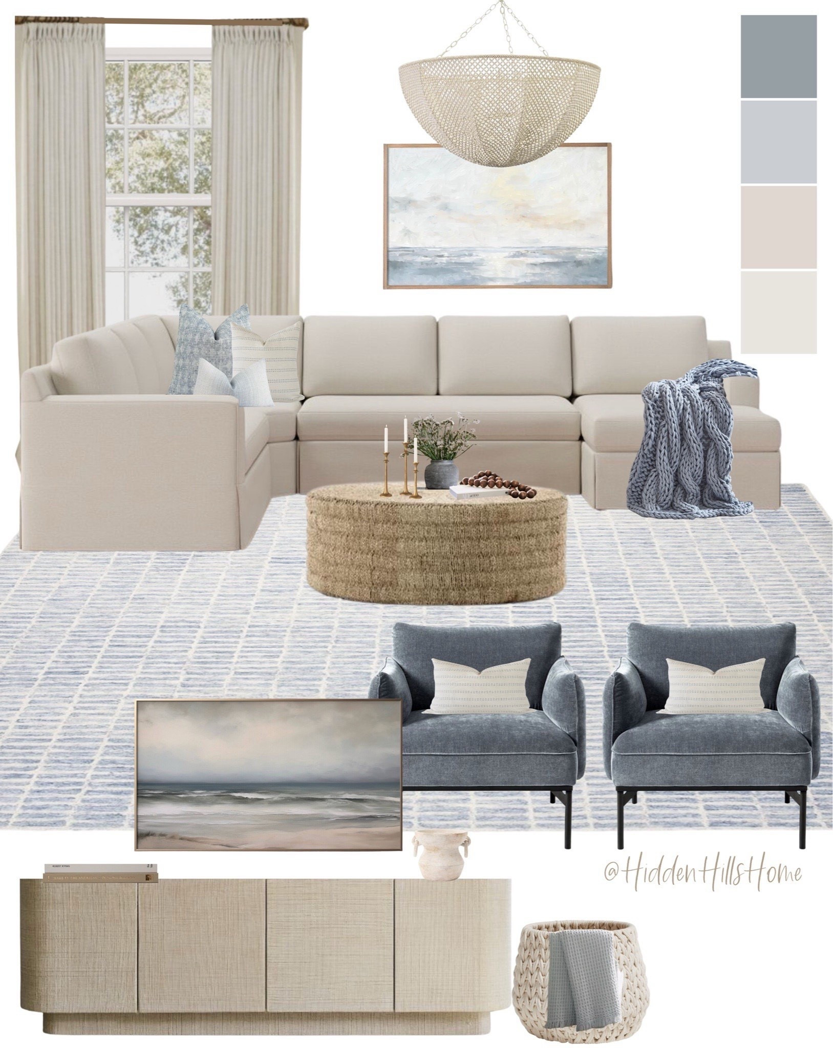 Living room decor, living room mood board design, home decor, sectional sofa, family room ideas #livingroom

#LTKSeasonal #LTKSaleAlert #LTKHome