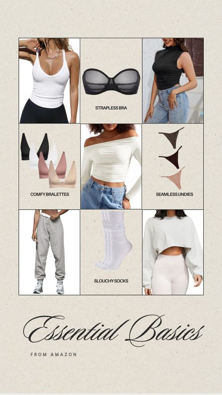 Essential style basics from Amazon!

P.S. Be sure to heart this post so you can be notified of price drop alerts and easily shop from your Favorites tab!

#LTKstyletip #LTKmidsize #LTKfindsunder50