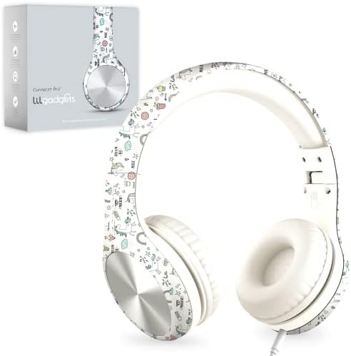LilGadgets Connect+ PRO Kids Headphones with Microphone, Over-Ear Headphones for Kids for School ... | Amazon (US)