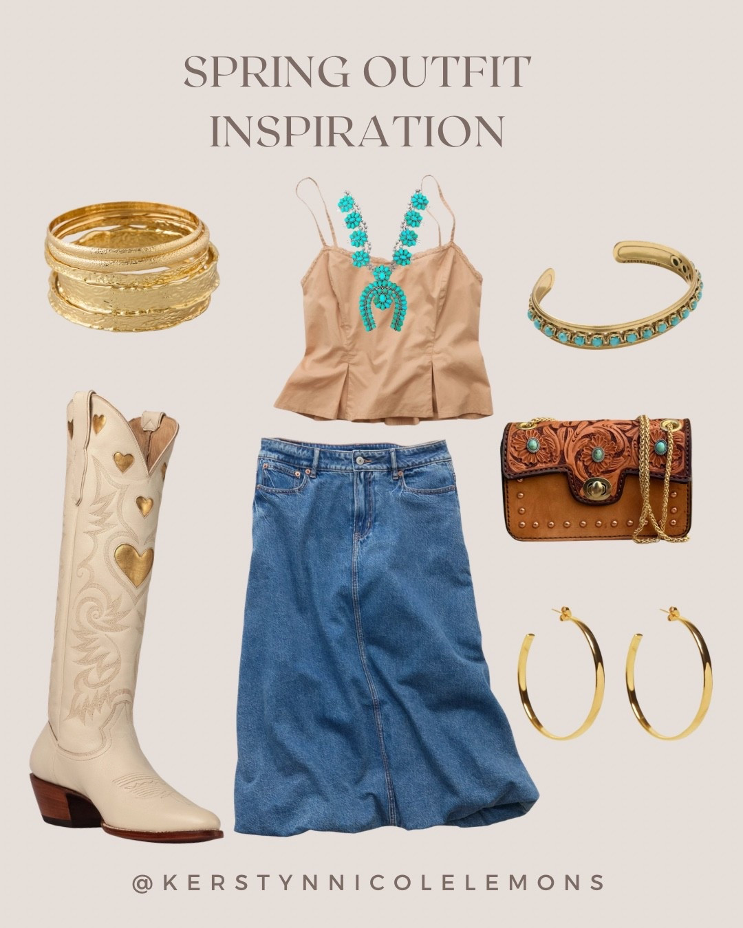 denim skirt, spring tanks, tanks for summer, unique cowgirl boots, western outfit idea, cowgirl style, rodeo style, denim skirt outfit idea 

#LTKSeasonal #LTKU #LTKootd