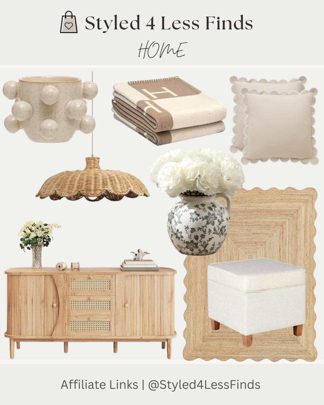 Neutral home decor never goes out of style. 🤍 These timeless finds instantly create a warm, cozy, and elevated space without feeling trendy. From textured lighting and woven accents to soft pillows and classic florals, these pieces are easy to mix, match, and style in any room.

✨ Style Tip: Layer different natural textures—rattan, linen, wood, and woven fabrics—to add warmth and dimension while keeping your space light, calm, and cohesive. A few neutral statement pieces can completely refresh a room without a full makeover. 

 #LTKcanada #LTKhome #LTKstyletip