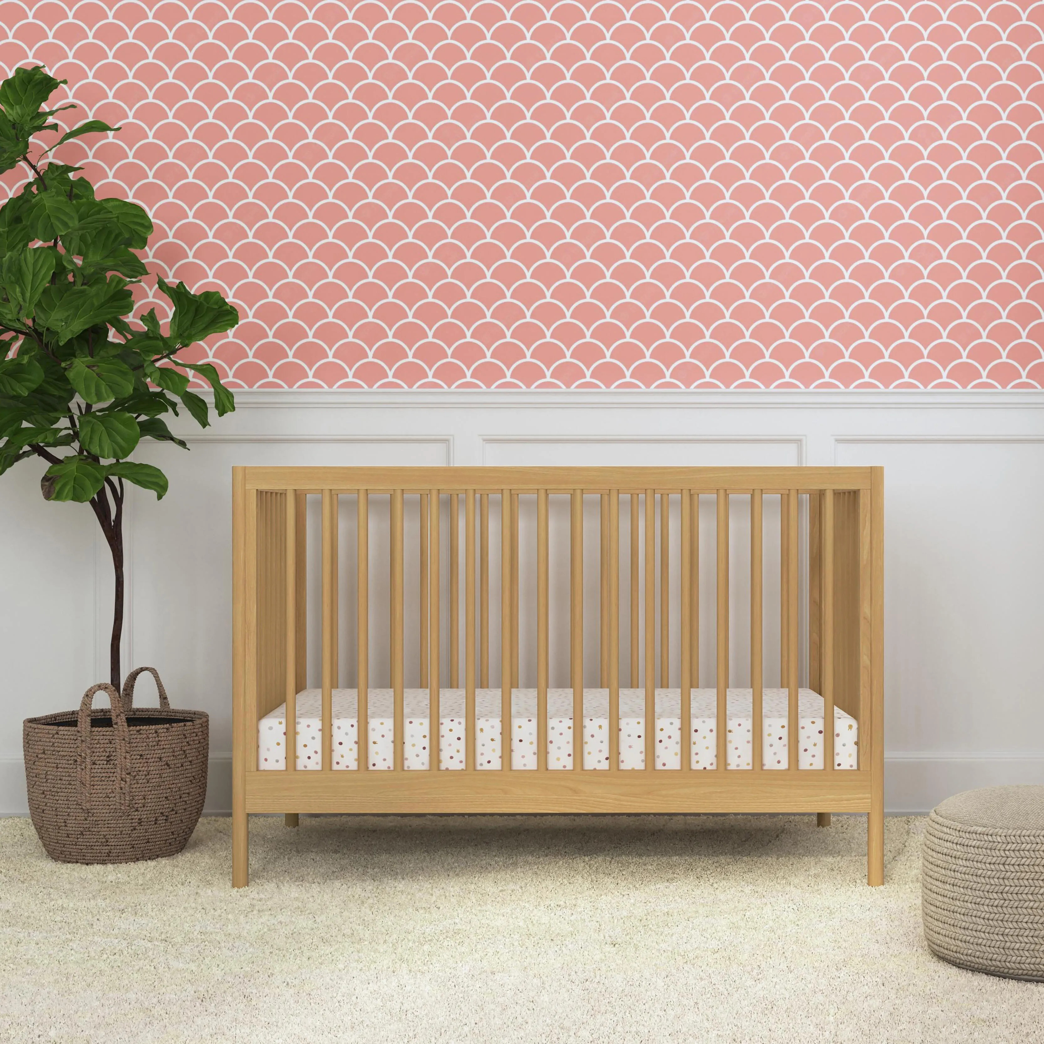 DaVinci Birdie 3-in-1 Convertible Crib, Honey | Ashley