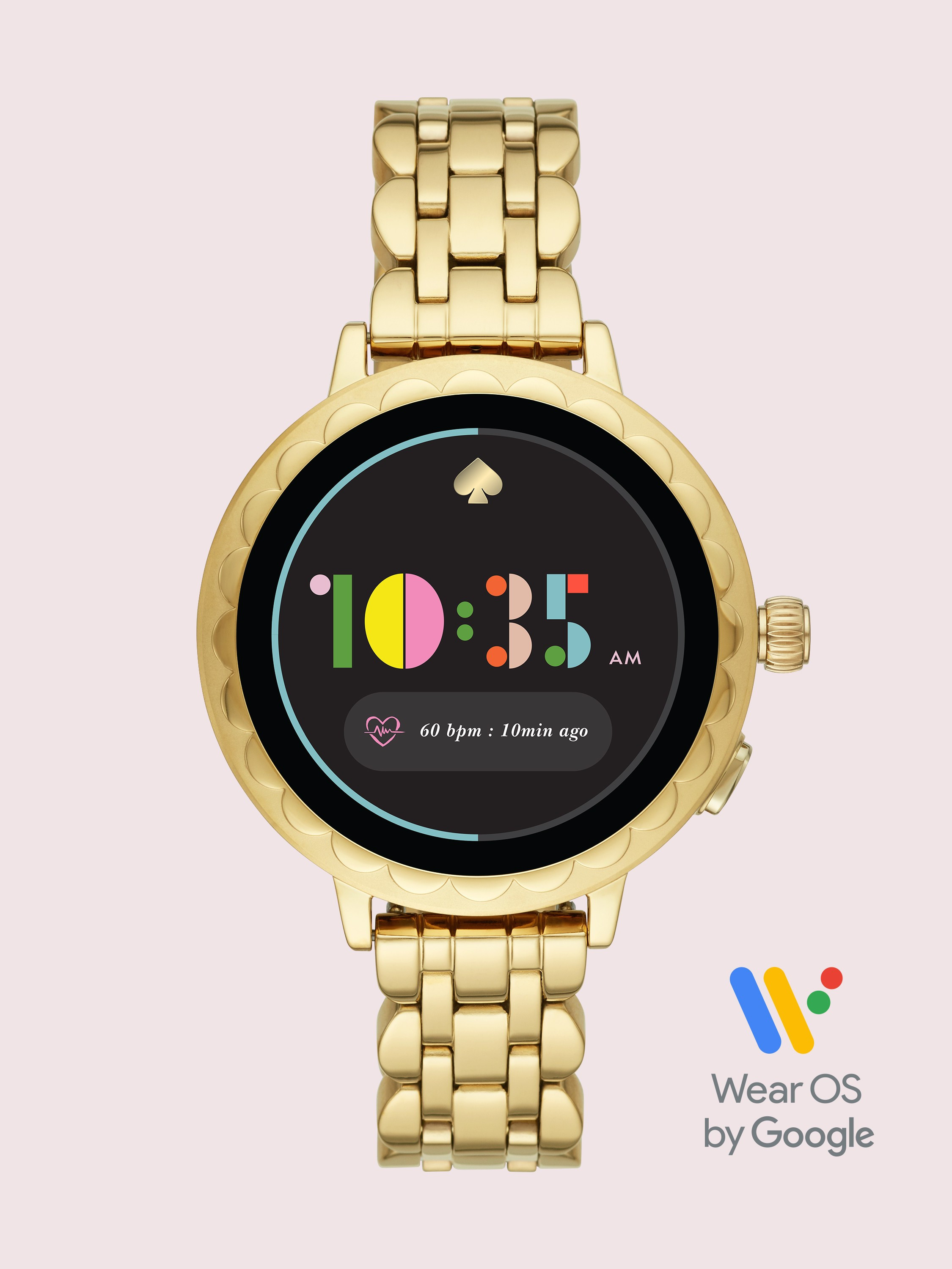 gold-tone stainless steel scallop smartwatch 2 | Kate Spade (EU)