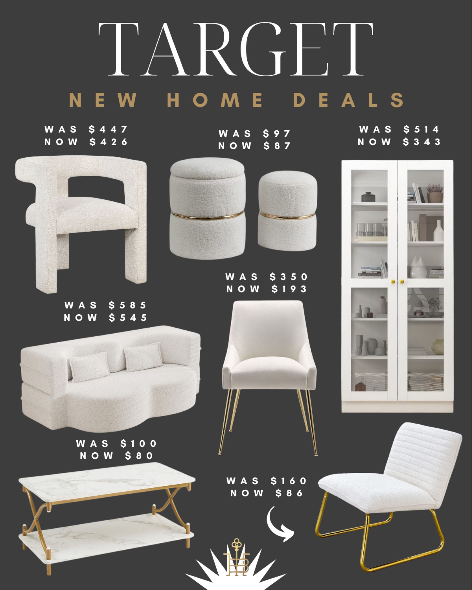 Target home, Target sale, Target furniture, Target deals, white furniture, modern home, white and gold home, modern furniture, look for less

#LTKStyleTip #LTKSaleAlert #LTKHome