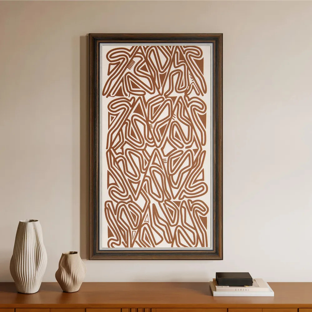 NEW ARRIVALLabyrinthine Abstrc Wall Art | Hernest