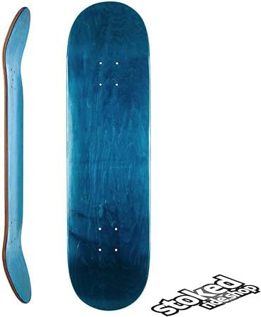 Stoked Ride Shop Blank Skateboard Deck | North American Made Boards 7.75", 7.875", 8.0", 8.25", 8... | Amazon (US)