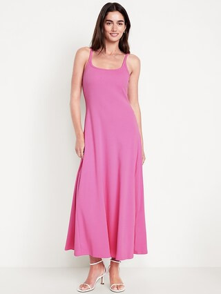 Sleeveless Ribbed Maxi Dress | Old Navy (US)
