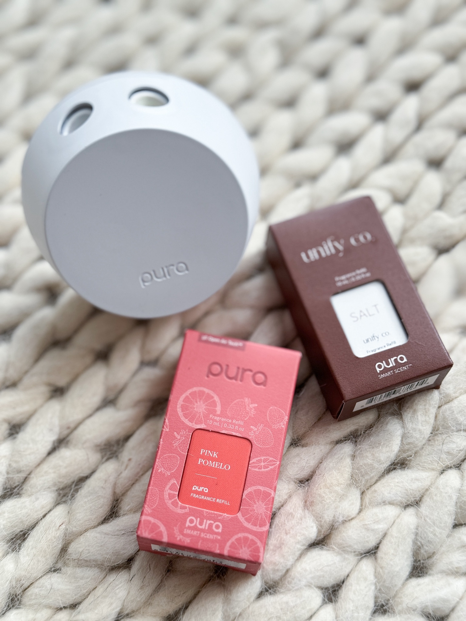 We love our Pura Smart Diffusers—our home always smells amazing! Now with Open Air Technology™ actively removes lingering kitchen odors like garlic & onions for a fresher, cleaner space. Also available for bathroom & pet spaces.

For reference our home is 4,500 sq. feet & we have 3 total diffusers; 2 upstairs on opposite sides & 1 in the common area downstairs.

Home Must Haves - Home Fragrance - #pura  #homerefresh #fragrance #homefragrance

#LTKfamily #LTKhome