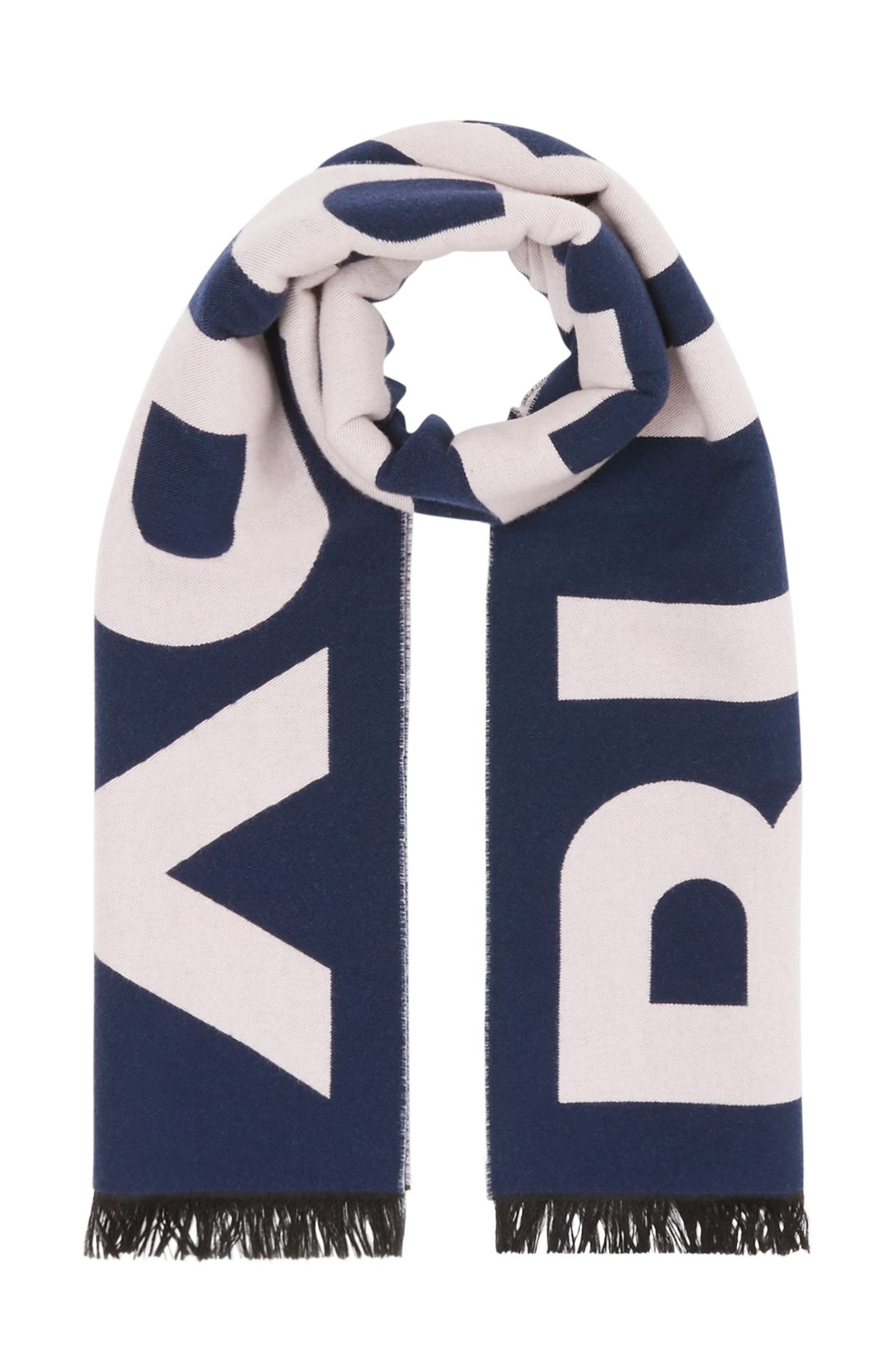 Logo Jacquard Wool Football Scarf | Nordstrom | Nordstrom