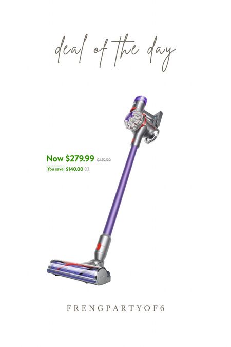 Dyson vacuum on sale! We love ours and use it multiple times a day. A must have if you have kids/pets.

#LTKHome #LTKSaleAlert