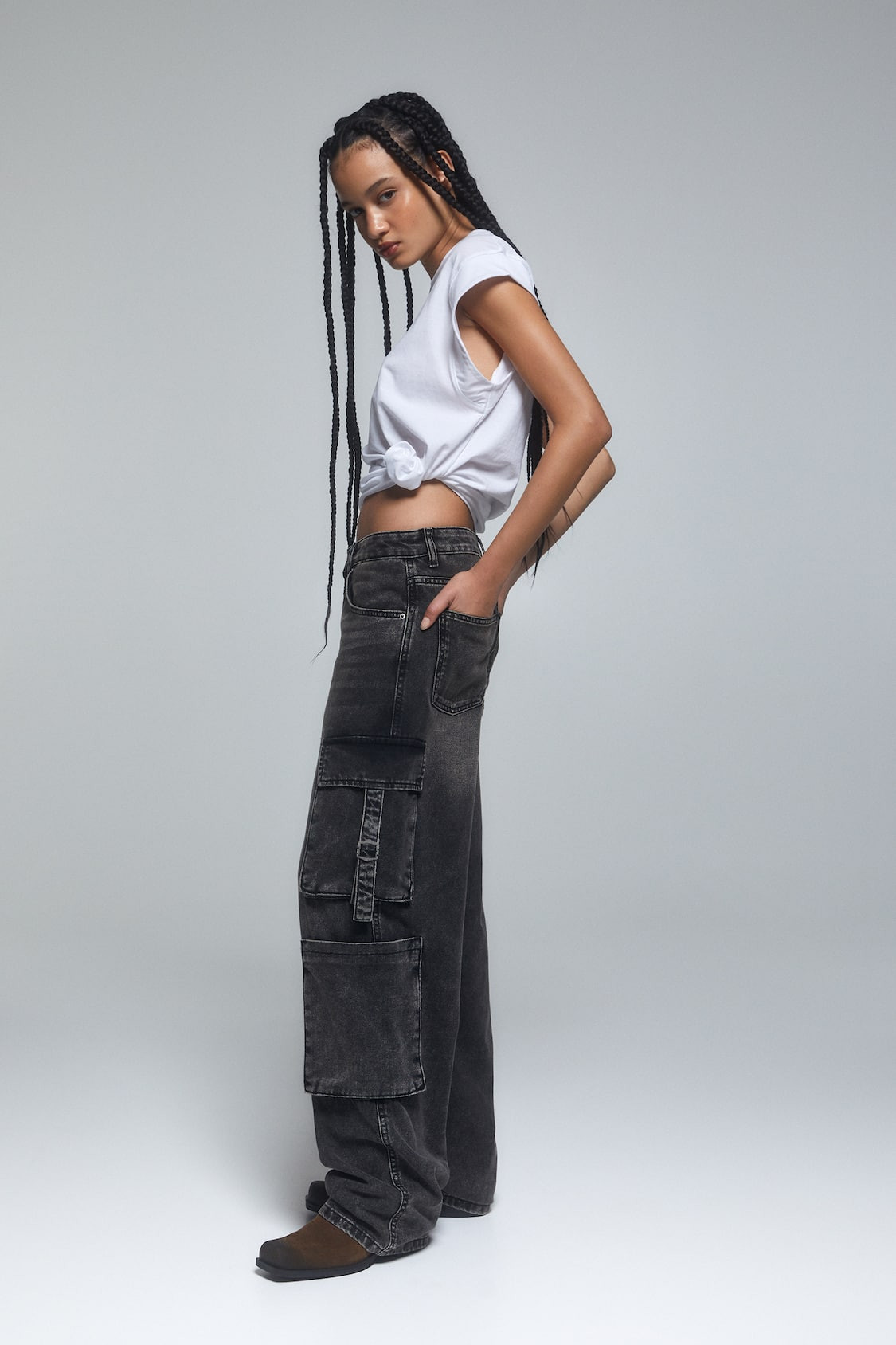 Cargo jeans met meerdere zakken | PULL and BEAR NL