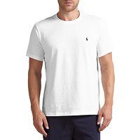 Polo Ralph Lauren Crew Neck Lounge T-Shirt, White | John Lewis UK