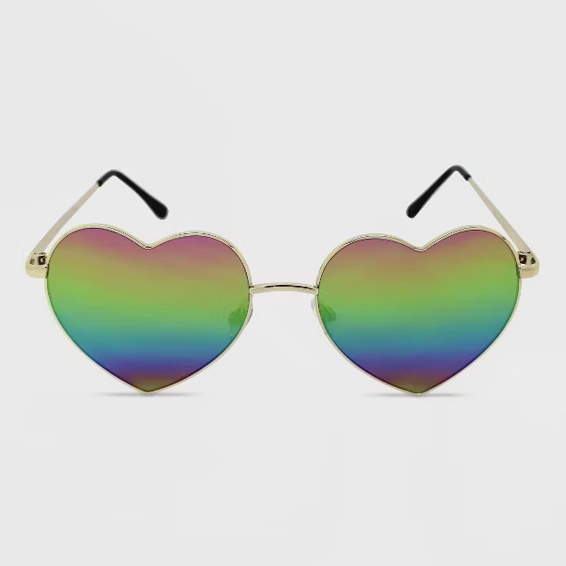 Women's Metal Heart Sunglasses - Wild Fable™ | Target