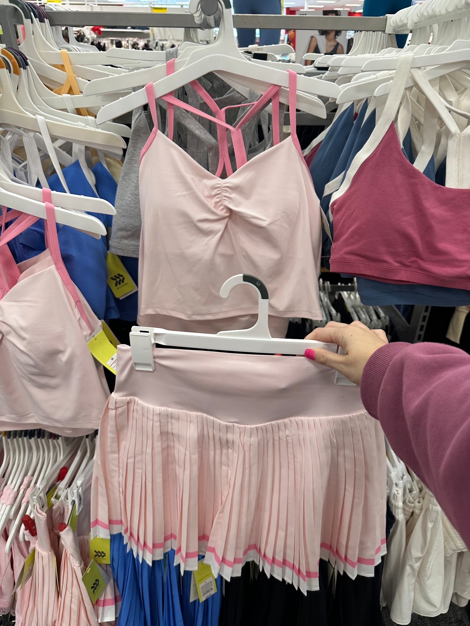 Love this matching baby pink workout set! It’s so cute for spring! 

The skort is $30 ranges from sizes XS-4X & the sports bra top is $25 ranges from sizes XS-XXL! Both come in other colors!

#LTKMidsize #LTKPlusSize #LTKActive