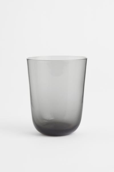 Beverage Glass - Dark gray - Home All | H&M US | H&M (US + CA)