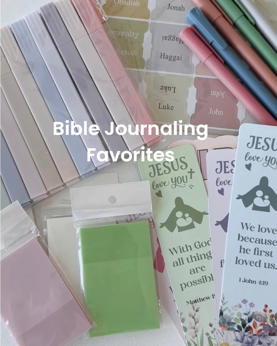 Such a pretty little Bible journaling set. Soft colors, functional tools, and perfect for quiet time or daily scripture study.

#ltkbiblestudy #ltkjournaling #faithfinds #biblejournaling #quiettime #christianlifestyle #journalingtools #faithbased #giftablefinds