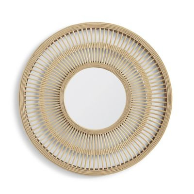 Sunburst Rattan Mirror | Grandin Road | Grandin Road