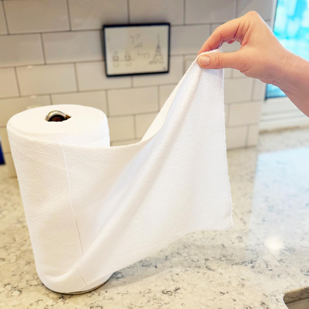 Happy Place 50-pack Microfiber Reusable Towels Tear Away Roll | HSN