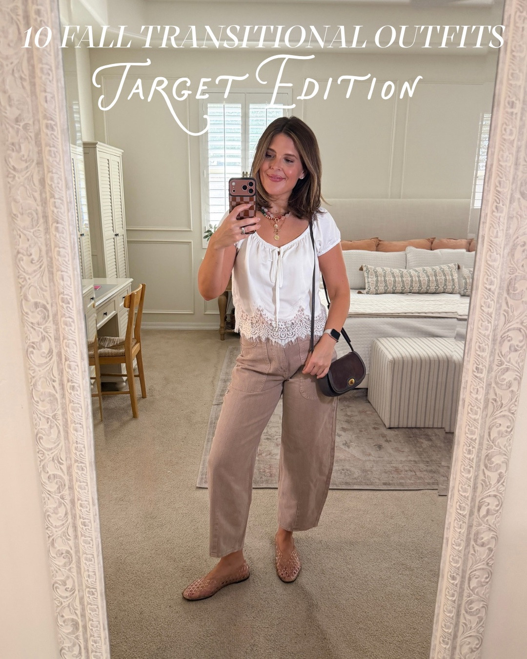 10 fall transitional outfits from Target.  Mixing lightweight fabrics and warm-weather-friendly pieces so you can start layering in fall pieces without overheating.

#LTKSaleAlert #LTKootd #LTKMidsize