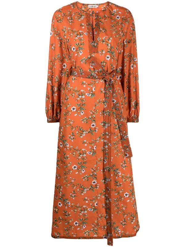 Tory Burch floral-print Tunic Dress - Farfetch | Farfetch Global