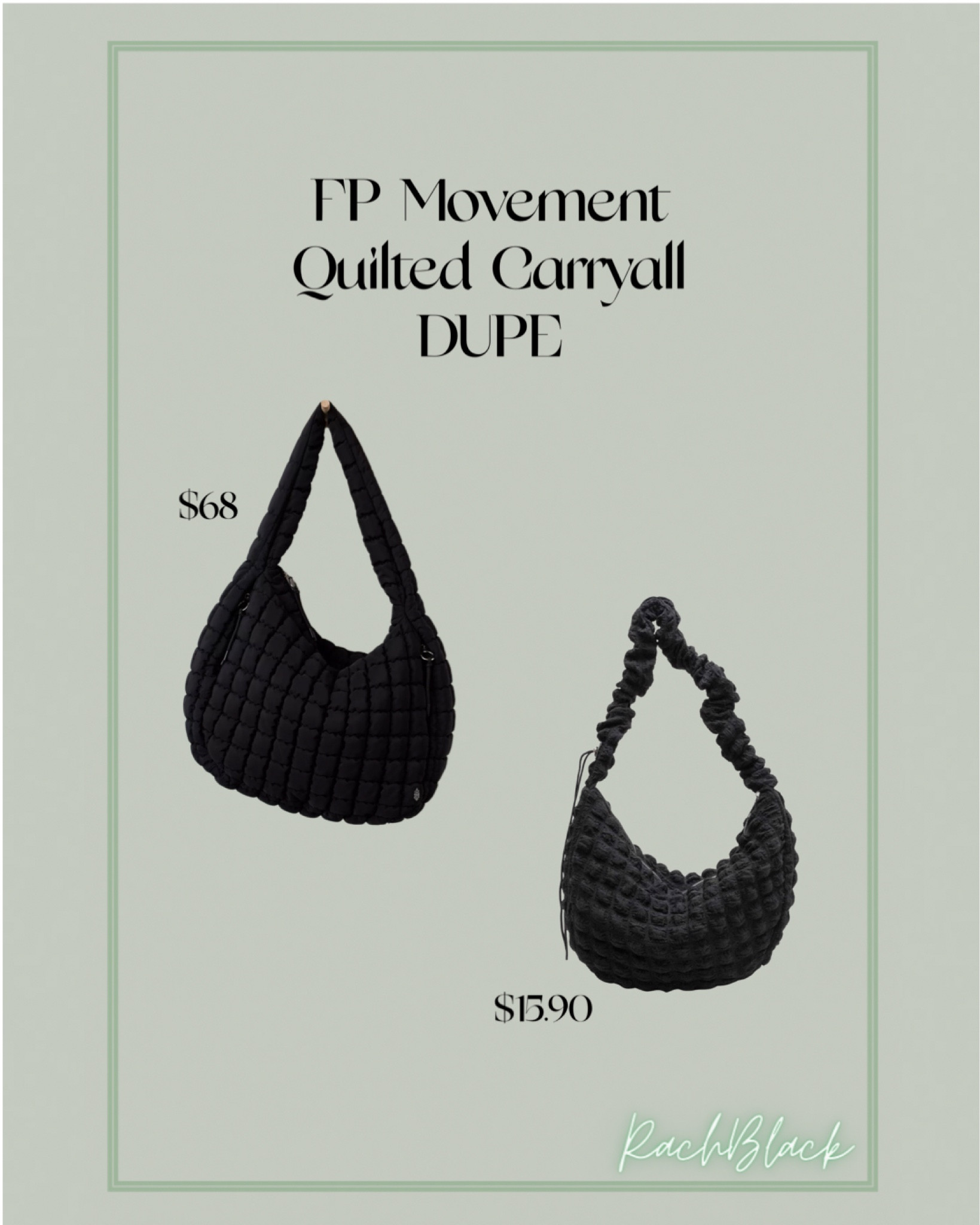 Free people movement quilted carryall DUPE ! 

Dupe
Lookalike
Free people