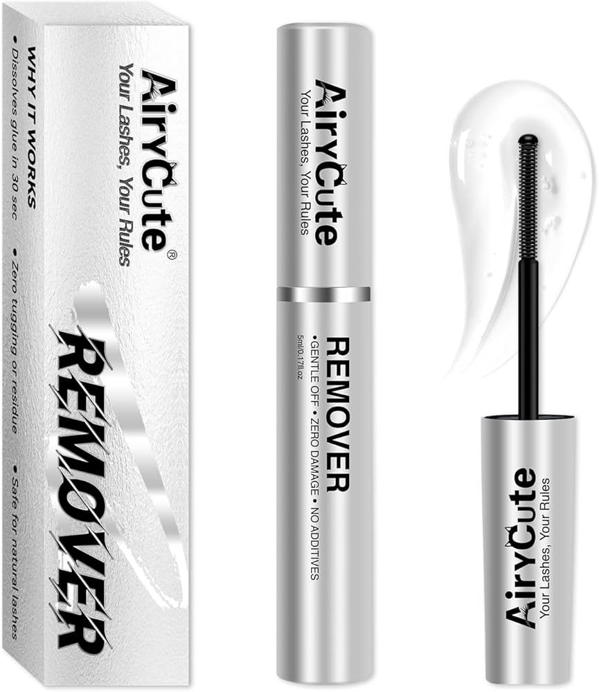 Lash Glue Remover for Clusters AiryCute - 30s Quick Dissolve Waterproof Lash Glue, Gentle Oil-Bas... | Amazon (US)