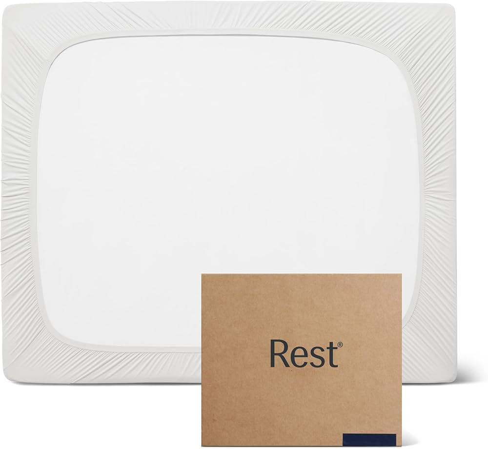 REST® Evercool®+ Fitted Sheet, CaliKing, Arctic White, 15" Deep (up to 18’’), Breathable Be... | Amazon (US)
