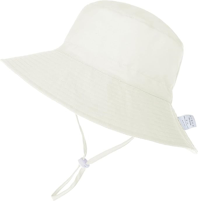 Baby Sun Hat Adjustable Cap Toddler Beach Summer Hats UPF 50+ for Baby Girl Boy | Amazon (US)
