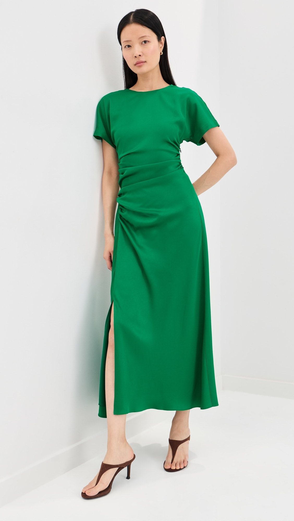 Marabella Draped Midi Dress | Shopbop