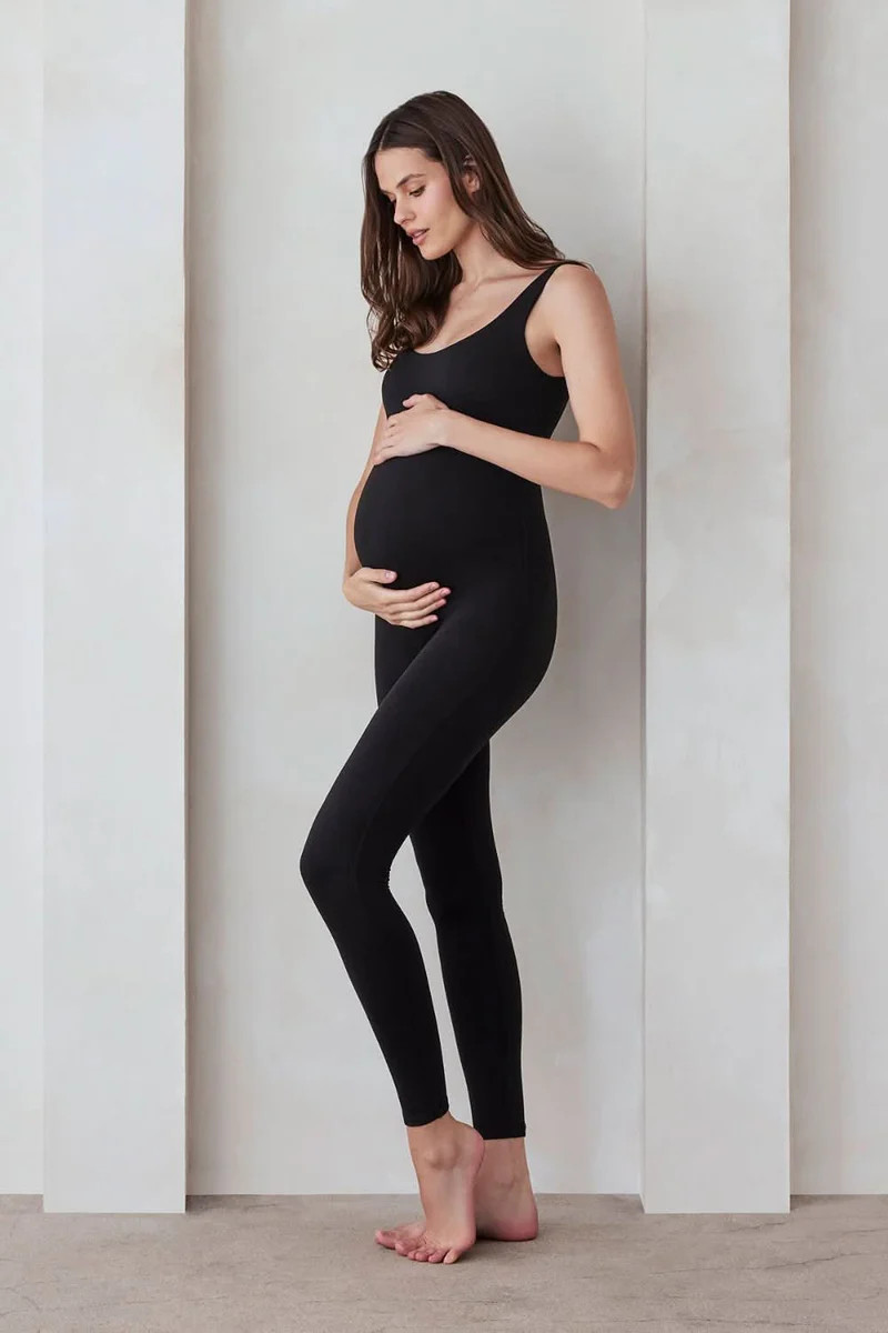 The Lucy Maternity Unitard | Shop The Lucy Sleeveless Scoop Neck Maternity Unitard | Bumpsuit | BUMPSUIT