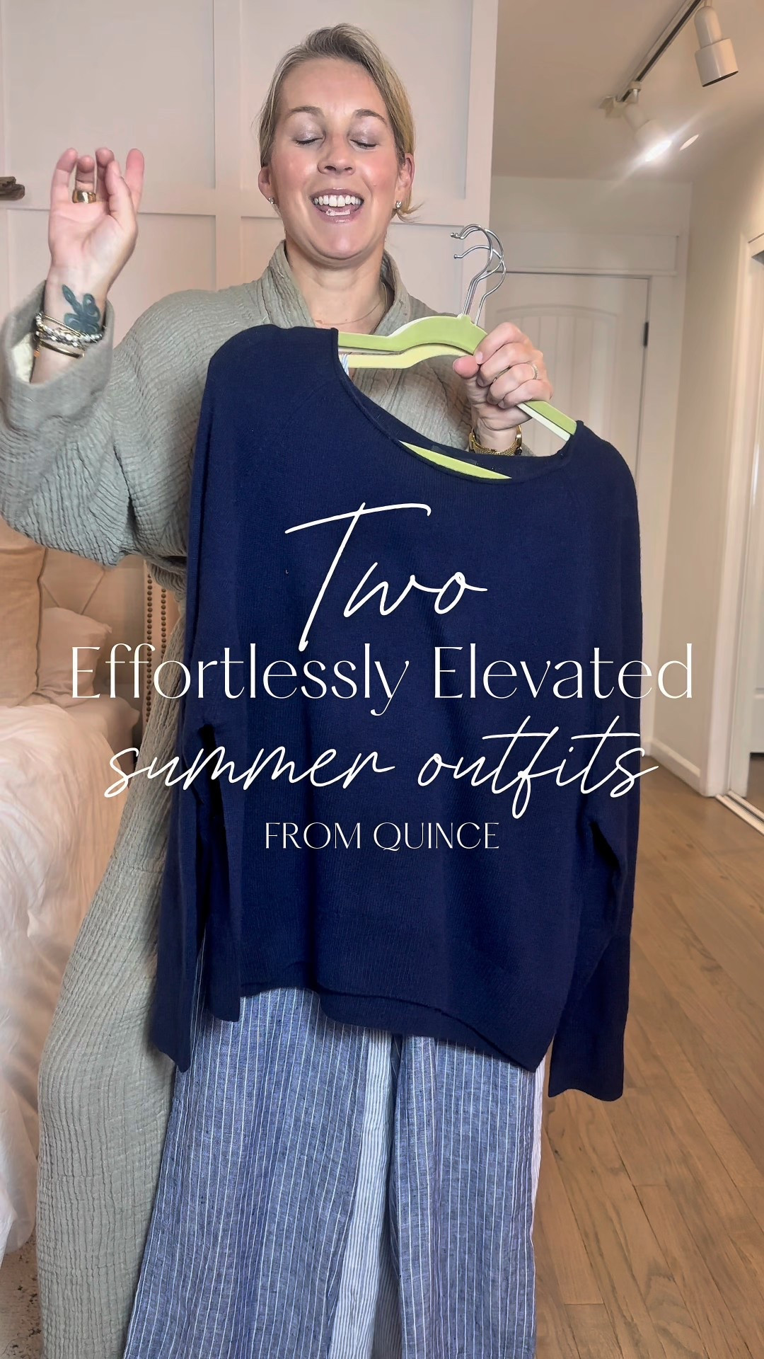 Summer Essentials 🤍
These capsule wardrobe staples from @onequince are everything—timeless, high-quality, and versatile. Perfect for travel, everyday style, or a closet refresh that actually makes getting dressed easier. #quincepartner
What I’m wearing: 🧶 Large in the sweater – soft, breathable, and polished
Medium in the dress – true to size with the perfect classic fit
Medium in the pants – elevated, easy, and endlessly wearable
If you’re looking for some timeless, summer capsule pieces or invest in cashmere and linen that mix + match effortlessly, these are my top picks. Each piece is classic, comfortable, and made to last.



#LTKStyleTip #LTKFindsUnder50 #LTKWorkwear