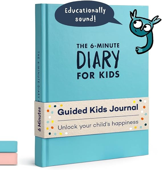 6-Minute Kids Diary – Journal for Kids 6-12 to Develop a Happy Self Mindfulness and Positive Ha... | Amazon (US)