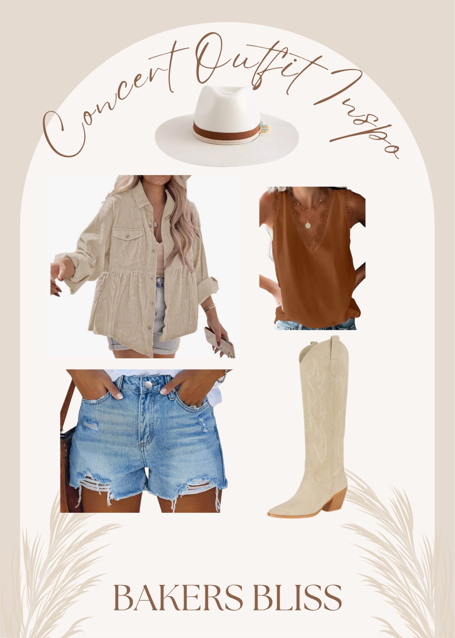 Concert outfit inspo😍🍂 shacket | amazon shacket | fall shacket | amazon lace tank top | lace tank top | denim shorts | fall hat | wide brim  hat  | hat | boots | cowboy boots | fall boots | fall cowboy boots | concert look | concert outfit | concert finds | concert outfit inspo | fall concert outfit | fall | fall finds | fall fashion finds | amazon fall finds | amazon fall fashion | fall outfit inspo | fall transition look | fall transition outfit | fall family photos | fall photos outfit | family photos outfit | fall family photos outfit 

#LTKStyleTip #LTKFallSale #LTKMidsize