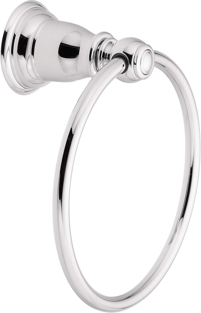Moen YB5486CH Kingsley Bathroom Hand -Towel Ring, Chrome | Amazon (US)