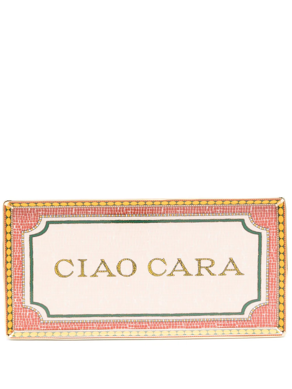 La DoubleJ Ciao Cara Mosaic Porcelain Tray | Pink | FARFETCH AU | Farfetch Global