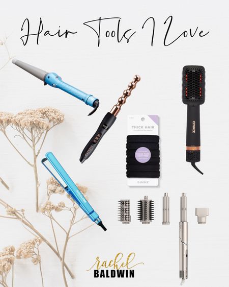 Since we’re covering all things hair today, here’s a roundup of the hair tools I regularly use and LOVE, including a curling iron, straightening blow dryer, and my go-to hair bands (trust me - once you try them, you’ll never go back!) 🌼

#LTKbeauty #LTKsalealert