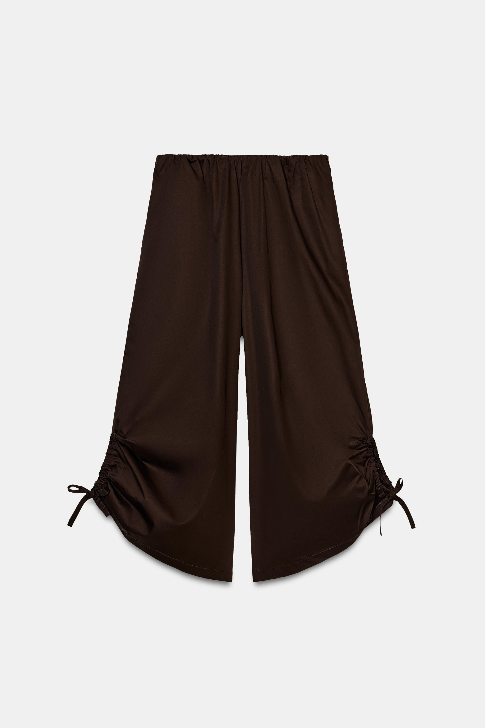 ADJUSTABLE HEM CULOTTE PANTS | Zara US